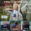 LAMBRI Portable Waist Fan Clip on Shirt Fans 10000mAh-24H Cool