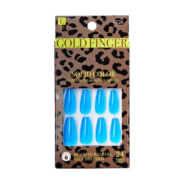 GoldFinger Press On Nails Full Cover Nails Glue On Nails