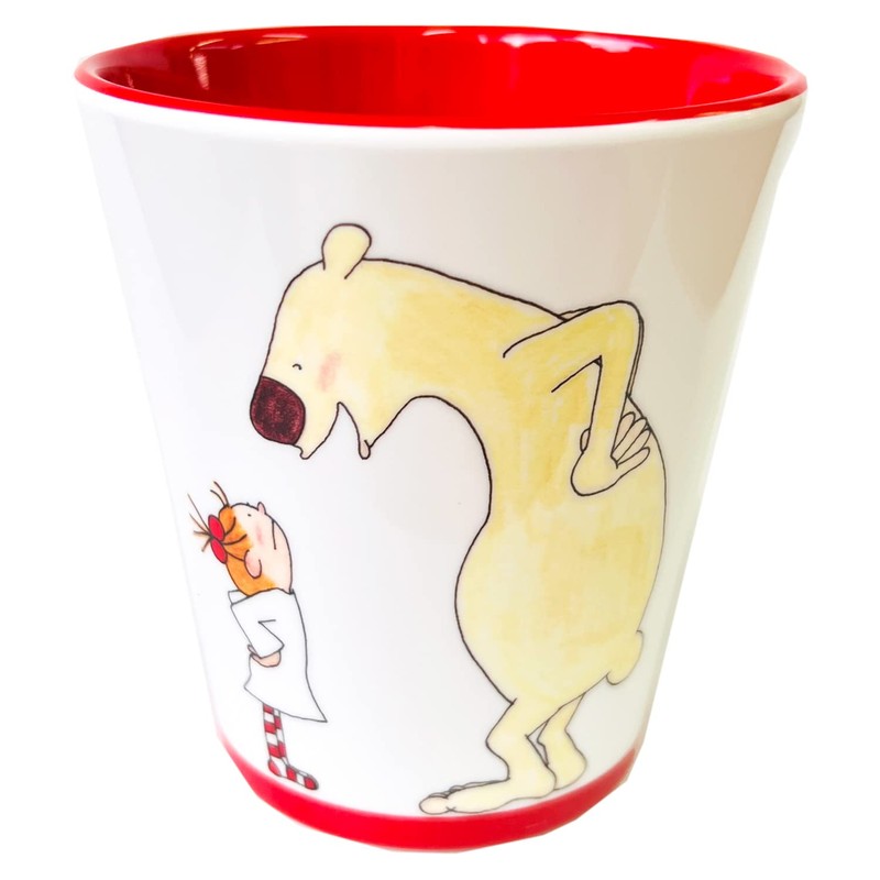 Coco-chan RYL-943 Greeting Life Melamine Cup Red Bike