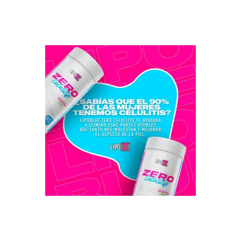 Lipoblue Lipozero Celulitis Gotu Kola Caps Sfn Sabor