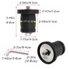 Antrader Expandable Sealing Plug,1.77" to 2.36" Leakproof Rubber Plug with