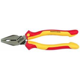 Wiha 32930 8-Inch Insulated Industrial Combo Pliers with Cutters