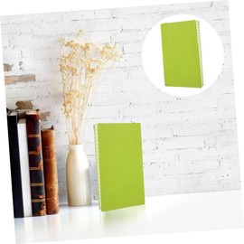 Operitacx Thick Notebook for School Lined A5 Pu Leather Pocket Journal Notebook Mini Size Simple Elegant Design Portable for Business Study