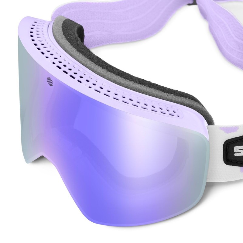 SIROKO - GX Truffles Kids Snowboard and Ski Goggles Purple