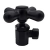 Westbrass D103X-62 Cross Handle Angle Stop Shut Off Valve, 1/2"