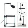 Reptile Lamp Stand Adjustable Multi Angle Rotation Clip Reptile Heat
