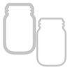 Sizzix Framelits Die 664890 Jar Set 2 Pack