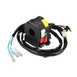 Motoforti Combination Switch Start Light Kill Switch Assembly, Left Handlebar Handlebar Bar Switch Assembly, for Honda FourTrax 300 TRX300FW TRX300 1988-1995, ABS, 35020-HC4-004, Black