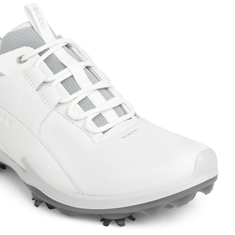 ECCO Men's Biom Tour Waterproof Golf Shoe, White, 9-9.5