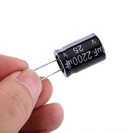 Condensadores Electrolíticos 125pcs 25 Valores Kit Surtido 1uF-2200uF DIY Electrónico