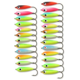 NORTHLAND TACKLE Gum-Drop Floater / 1.5" / #1/0 HK / 12 Pack/Assorted