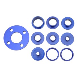 10 Pcs Set Router Template Guides Bushing High Strength Aluminum Alloy Router Bit Template Bushing Set