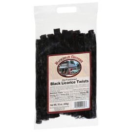 Backroad Country Old Fashioned Classic Black Licorice Twists - Licorice Candy - Made in the USA - 16 OZ (Pack of 1)