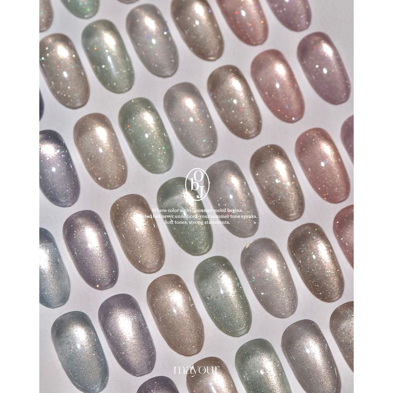 classic nail May Your Objet Glitter Magnetic Gel 8-piece set