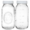 Wide Mouth Mason Jars 64 oz for Preserving, Canning, Pickling,
