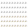RICISUNG Piercing Catch, No Falling, 60 Pieces (30 Pairs) Anti-Down