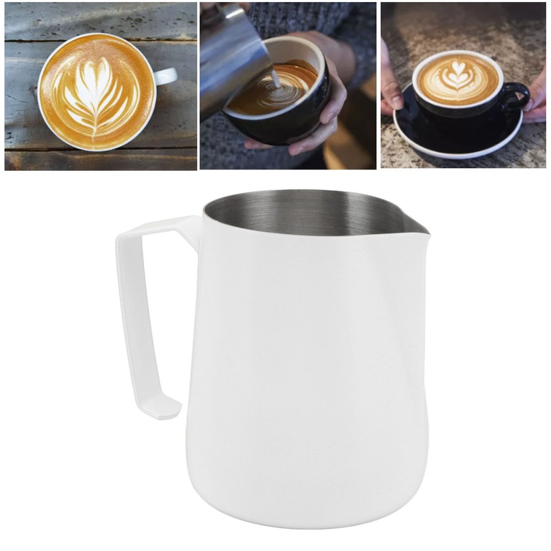 450ml Milk Frothing Pitcher 304 Stainless Steel Steaming Pitcher Milk