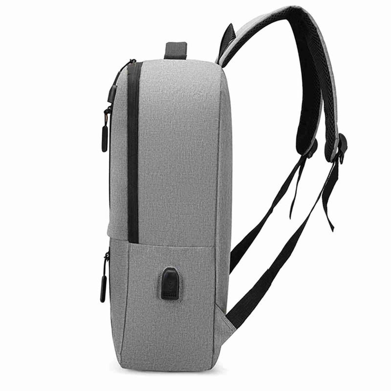 Men's Business Bag Set USB High Capacity Laptop Backpack Double