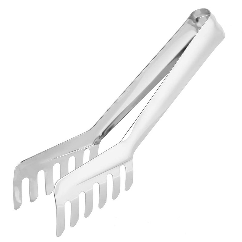 Generic Server Fork Comb Shaped Stainless Steel Spaghetti Tongs Clip