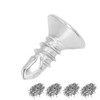 200Pcs Self Drilling Screw Countersunk Cross Stainless Steel 13mm Length