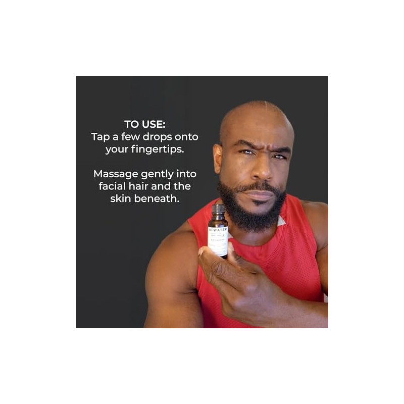 ATWATER Men's 5-in-1 Beard Oil for a Soothened & Softened