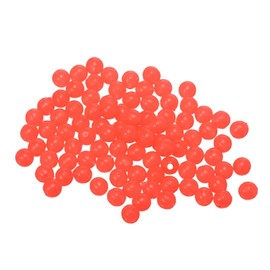 YELARXI Fishing Beads Glow Hard Plastic Fish Rigs 3 mm for Catfish (500 Pack, Red)