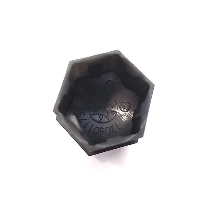 Skoda 1Z0601173UZ7 Wheel Bolt Cap (1 Piece), Dark Grey Gloss