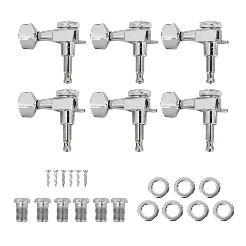 6 PCS 6R String Tuning Pegs Tunner Machine Head for