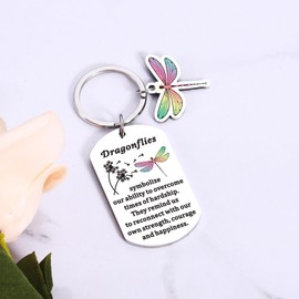 Dragonfly Gifts for Women, Dragonfly Keychain, Inspirational Gifts for Women, Easter Gifts For Teens Teen Girls, Thinking of You Gifts, Keychains for Women Spiritual Gifts for Women, Dragonfly Decor