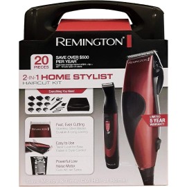 Remington NEW! Remington 2-1 Home Stylist Haircut Kit HC81 Clipper Trimmer 20 Piece