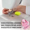 Pack of 4 Magnetic Seam Guide, Removable Magnetic Seam Guide,