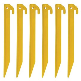 Rothco 9" Plastic Tent Stakes - 6 Pack