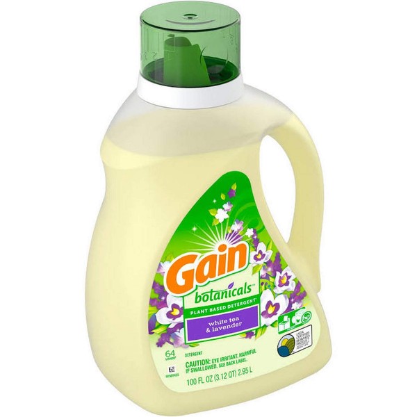 Gain Botanicals White Tea Lavender Liquid Laundry Detergent