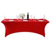 SuperO 2Pack Waterproof Spandex Table Cover for 8FT Table Universal