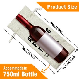 DOI-LANEE Funny Engagement Wine Bag, Wedding Marriage Wine Bag for Newlywed Couple, Mr and Mrs Marriage Gifts, Funny Bachelorette, Congratulations Gifts, Wedding Bachelorette Gift