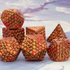 D&D Dice Set DND Dice, KERWELLSI Honeycomb Design Metal Polyhedral