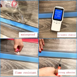 24ft Gray Stair Nosing Anti-Slip Stair Edge Protector,Waterproof Self Adhesive Stair Nose Molding Trim Vinyl Rubber Stair Edging Staircases for Outdoor & Indoor