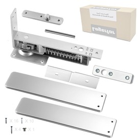 Loyerfor Double Action Spring Hinges Swinging Door Hinge Pivot Hinge with self-Closing and Stop Function Suitable for Wooden Doors