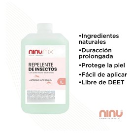 Repelente Mosquitos E Insectos A Base De Citronela Ninu 1 L