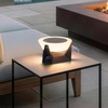 MVBT 7.1" Dia Solar Table Lamp, Outdoor Solar Lanterns, Solar
