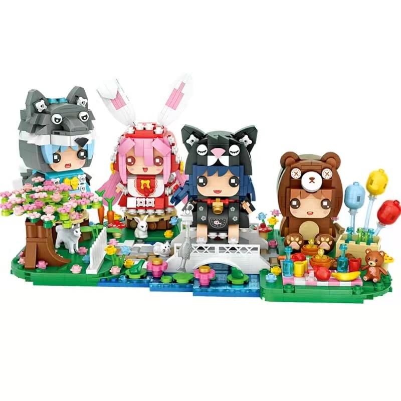 LOZ Clamping Blocks Manga Series Building Block Kit Bear Boy