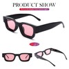 Hycredi Thick Rectangle Sunglasses for Women Men Chunky Square Polarized