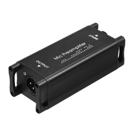 Microphone Preamp, Microphone Preamp, Audio Booster, Microphone Preamp, Preamp, Home Audio Microphone Mesh Amplifier for Studio or Home Recording