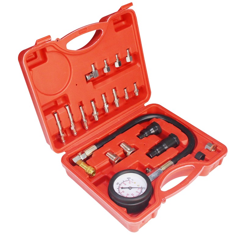 Diesel Engine Compression Tester Automotive Fuel Pressure Tester Kit, Engine