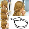2PCS Hair Hoop Band Headband With Double Elastic Hair Hoop