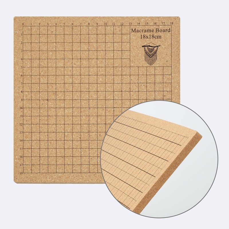 Lxmxgk - Juego de tablas de macramé de 8 x