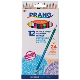 Prang Duo-Colored Pencils, 24 Assorted Colors, 12 Count