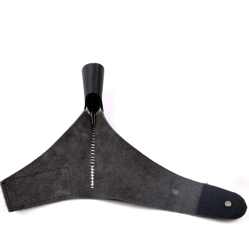 TOPARCHERY Genuine Cowhide Finger Tabs Thumb Ring Protector Recurve Bow