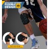 HiRui Flexible Knee Pads for Wrestling with Thick EVA Foam