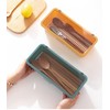 Plus Nao Cutlery Case, Organizer, Storage Box, with Lid, Drainer,